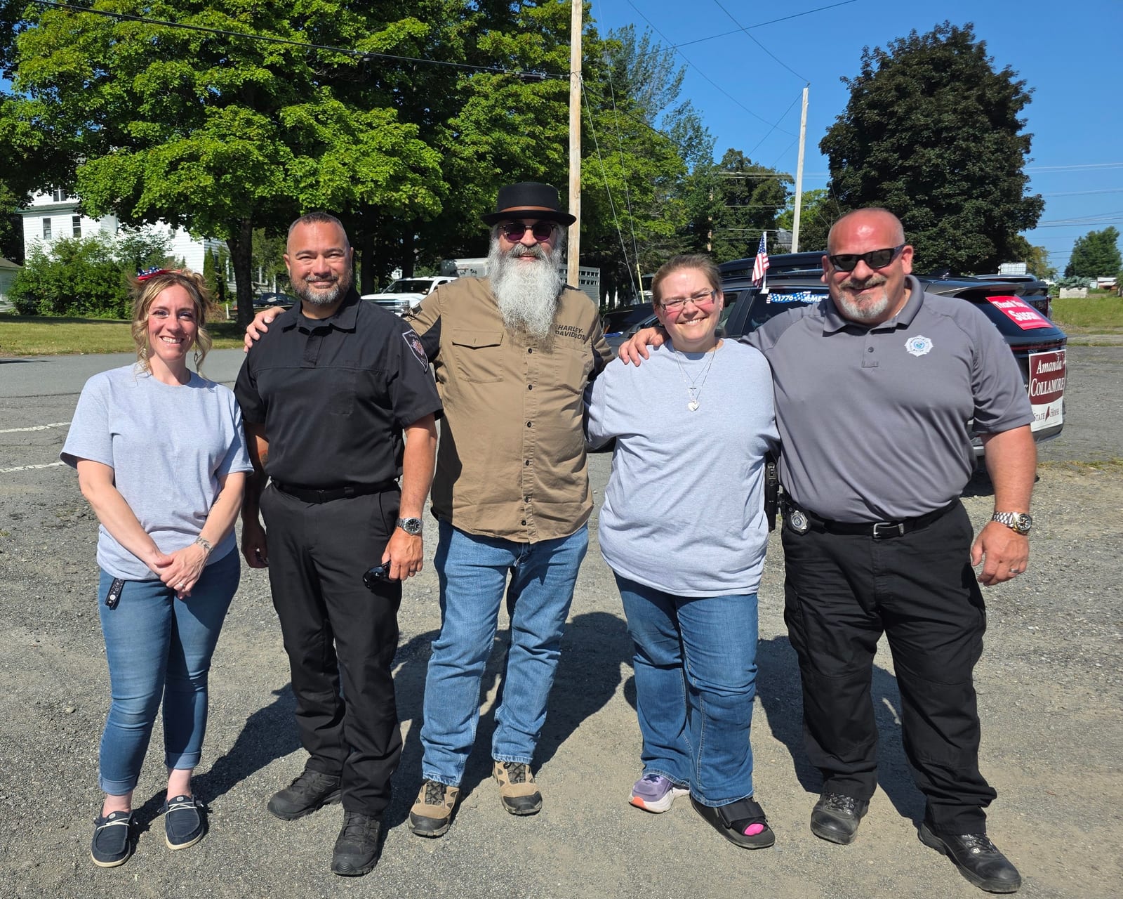Rep. Collamore with local first responders